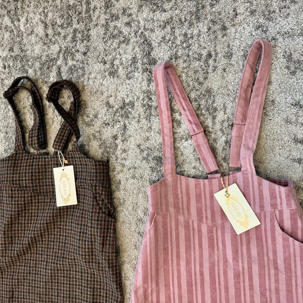 Girls NWT Joyfolie jumper dresses set of 2 size 7 - Picture 2 of 4